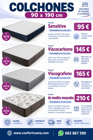 colchones de 90 colchones de 90