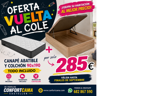 vuelta al cole oferta de vuelta al cole
